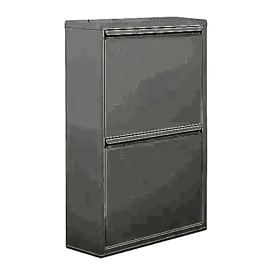 iki Raflı Metal Ayakkabılık | 2 li Metal Ayakkabı Dolabı