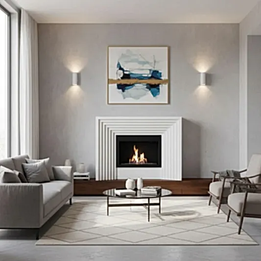 Korflame Akko Bacasız Şömine | Dumansız Bioethanol Şömine