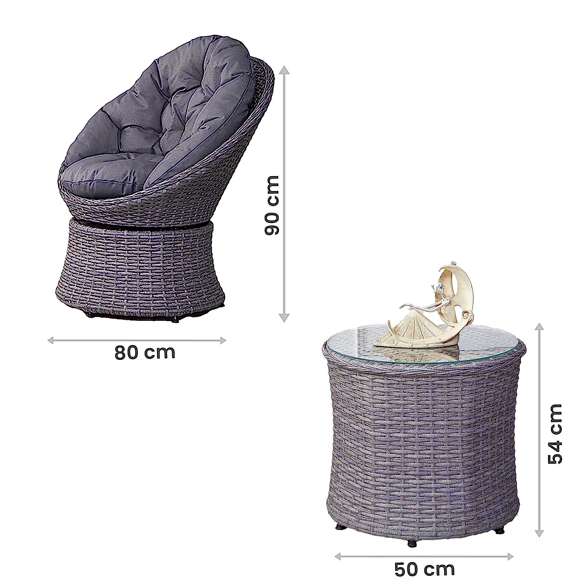 Refresh Rattan Bahçe Balkon Takımı | Oturma Grubu | Rehome