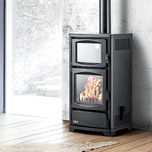 ReHome DS-16 Katı Yakıt Sobası | Fırınlı Şömineli Odun Sobası