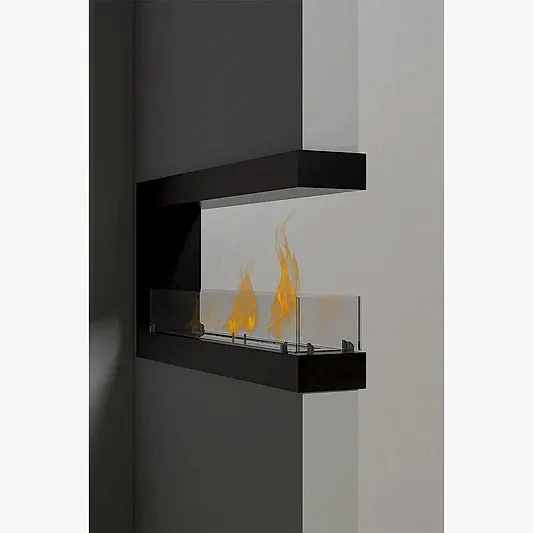 Korflame Epi Large Bacasız Şömine | Duvar Tipi | Dumansız | Rehome