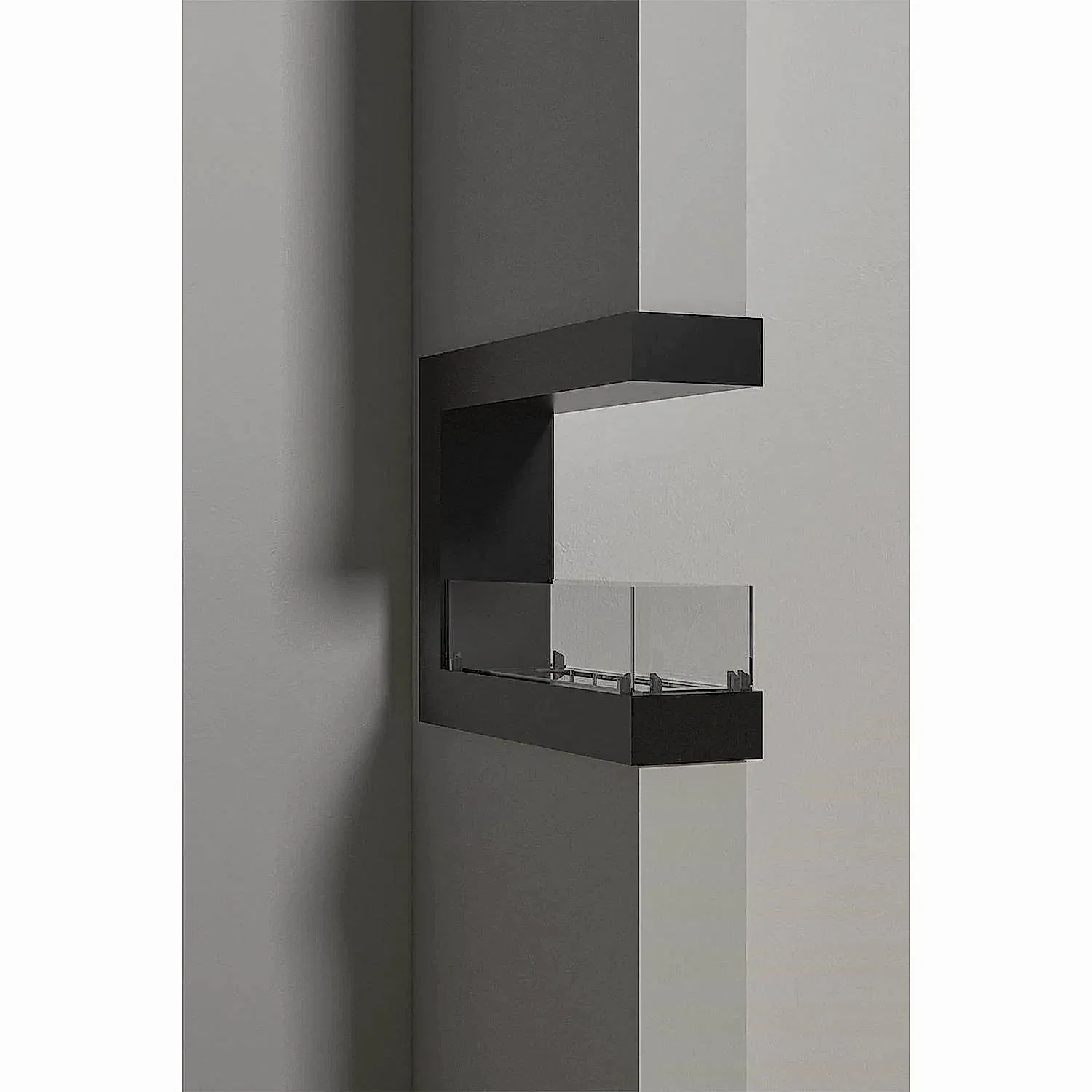 Korflame Epi Medium Bacasız Şömine | Duvar Tipi | Dumansız | Rehome